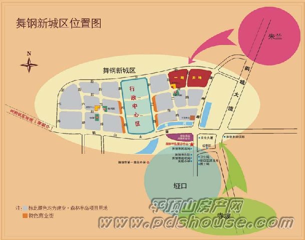 舞鋼建業(yè)·森林半島電子地圖